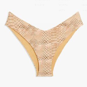 WeWoreWhat Delilah Snakeskin Bottom Size XL